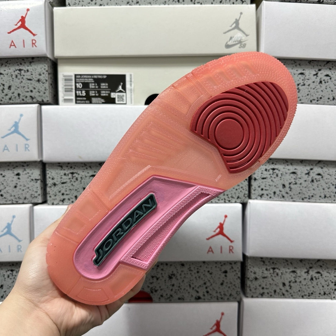 Air Jordan 3 Grey Cement Red