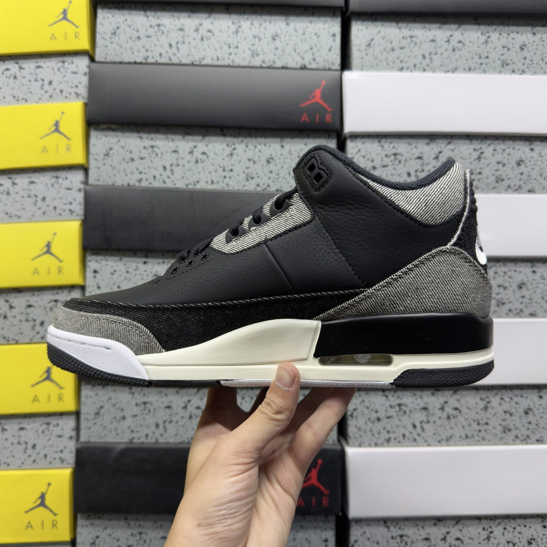Air Jordan 3 Levi's Black Denim