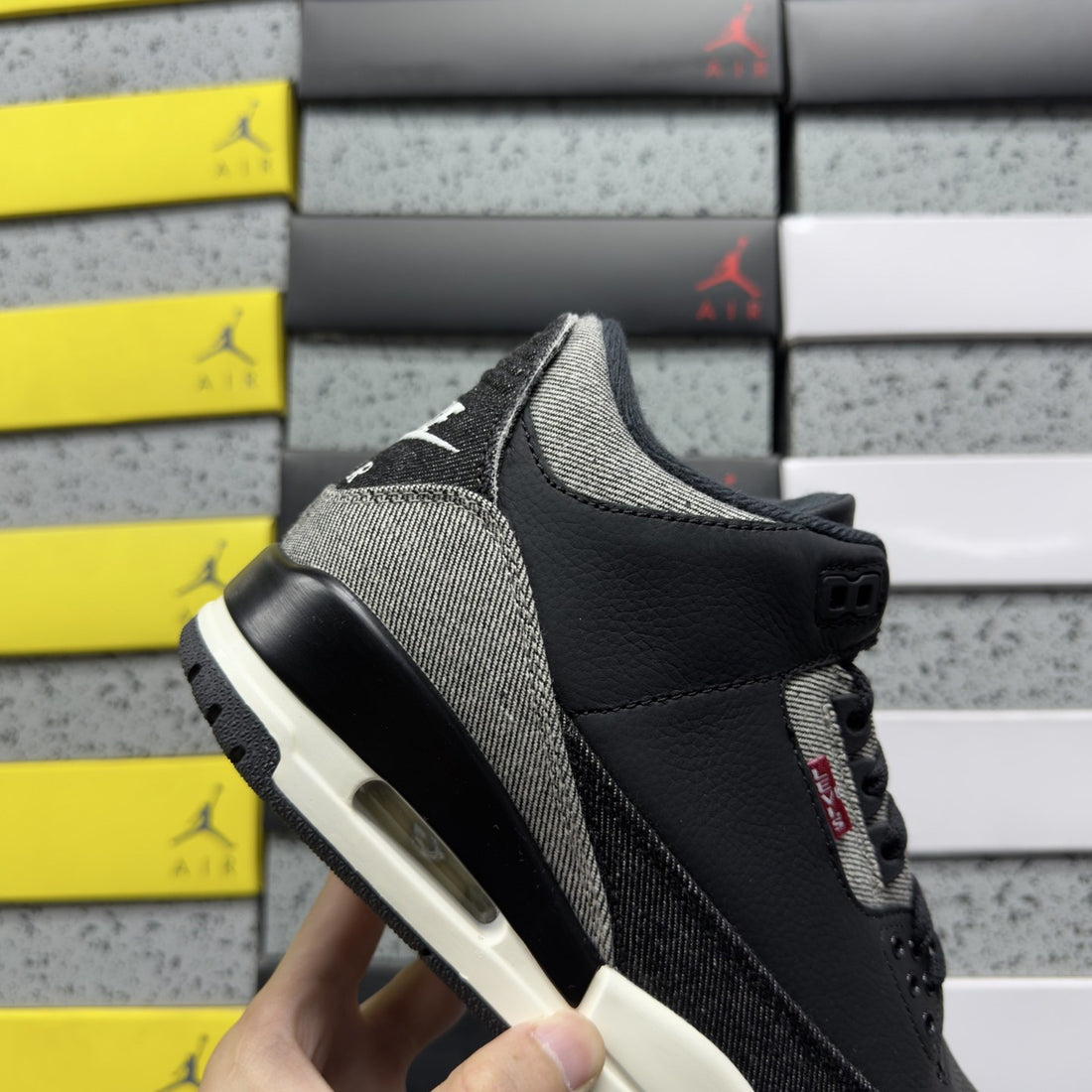 Air Jordan 3 Levi's Black Denim