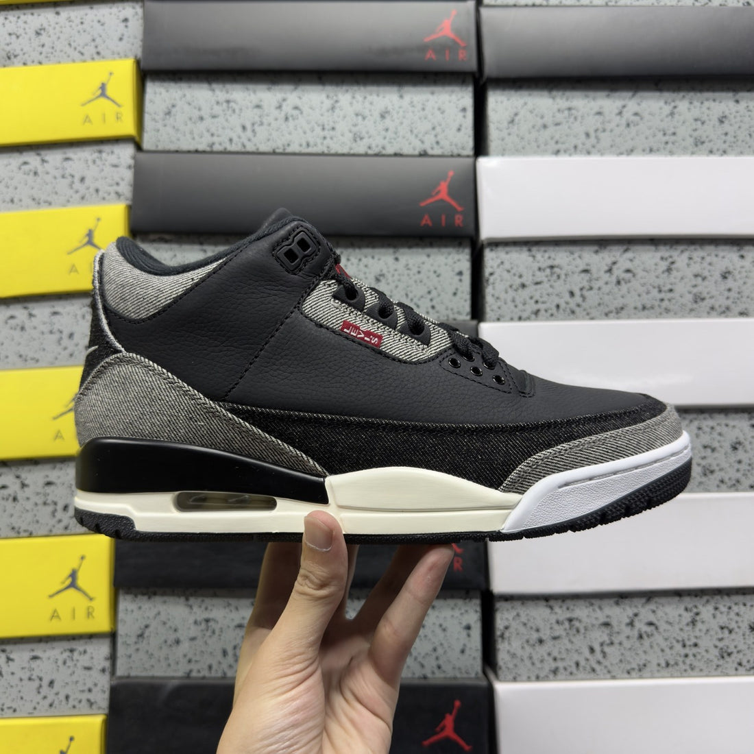 Air Jordan 3 Levi's Black Denim
