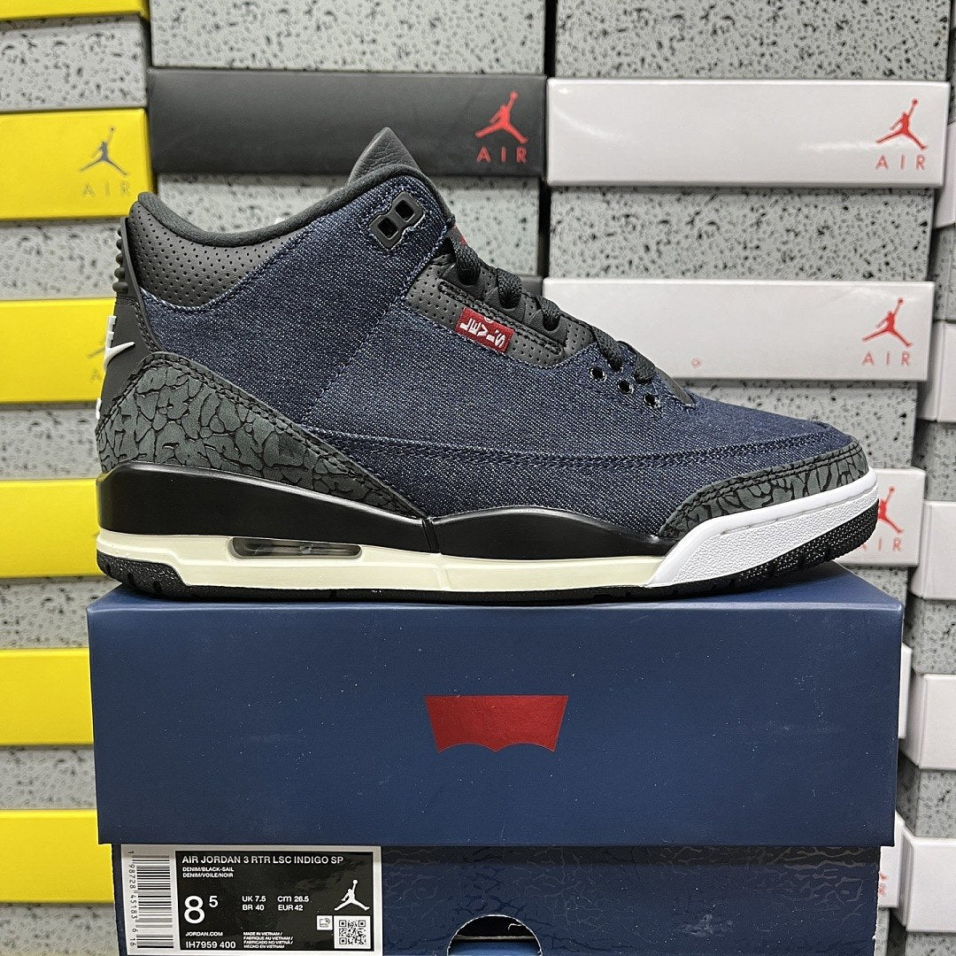 Air Jordan 3 Levi's Navy Denim