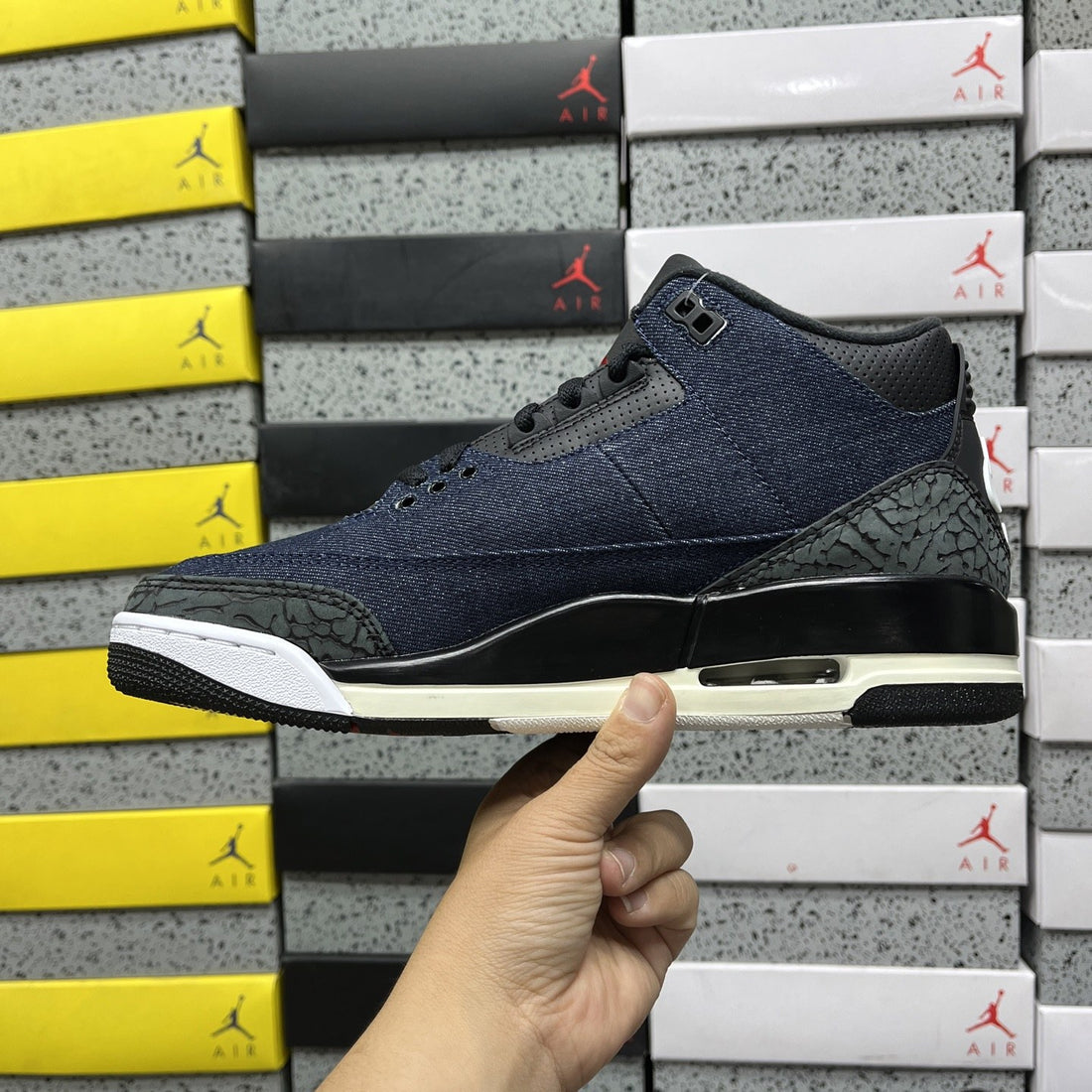 Air Jordan 3 Levi's Navy Denim