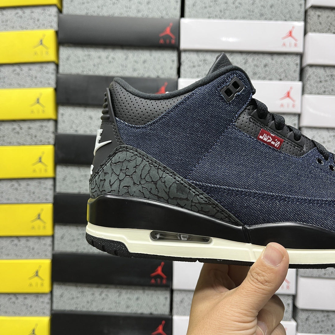 Air Jordan 3 Levi's Navy Denim