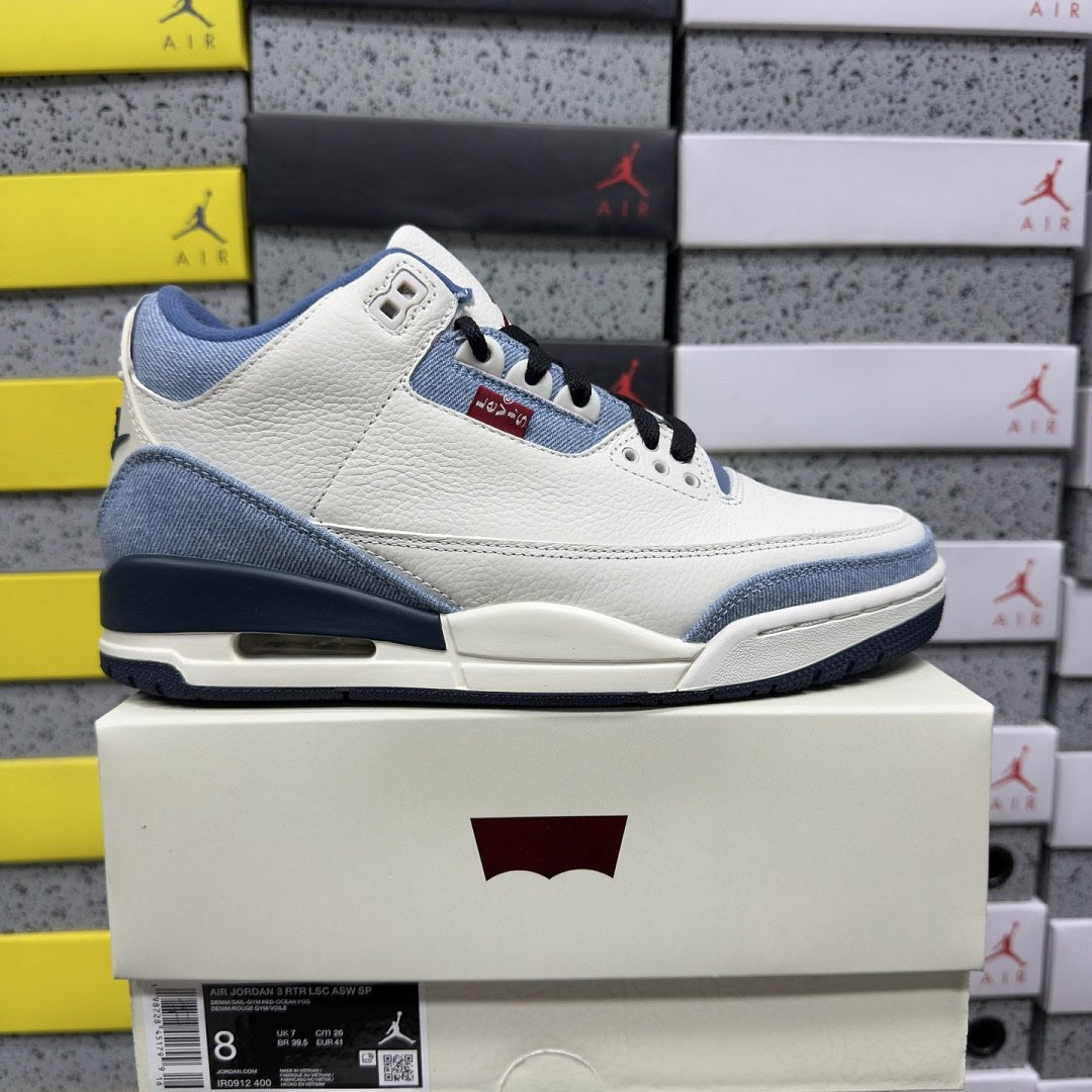 Air Jordan 3 Levi's White Denim