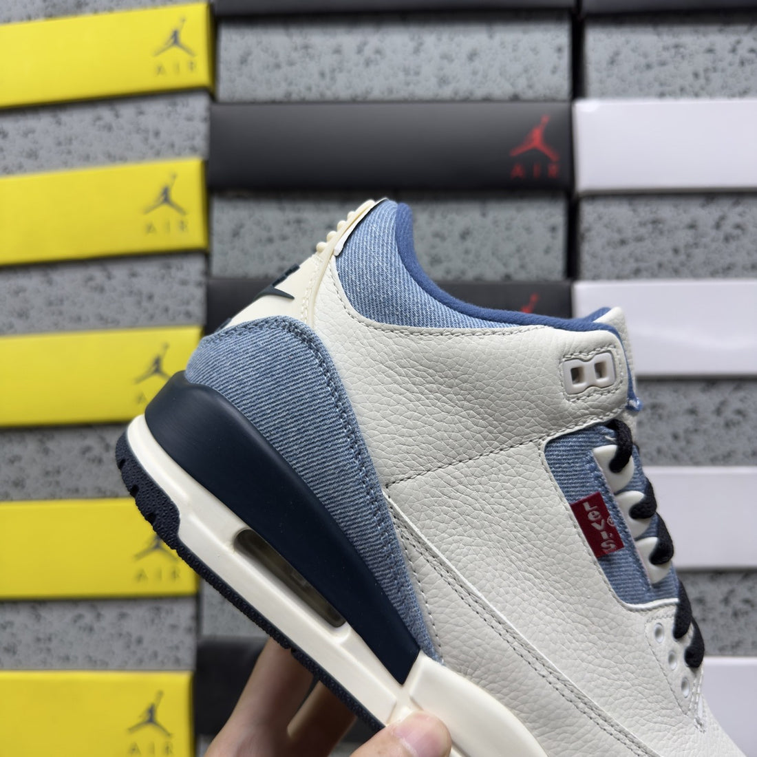 Air Jordan 3 Levi's White Denim