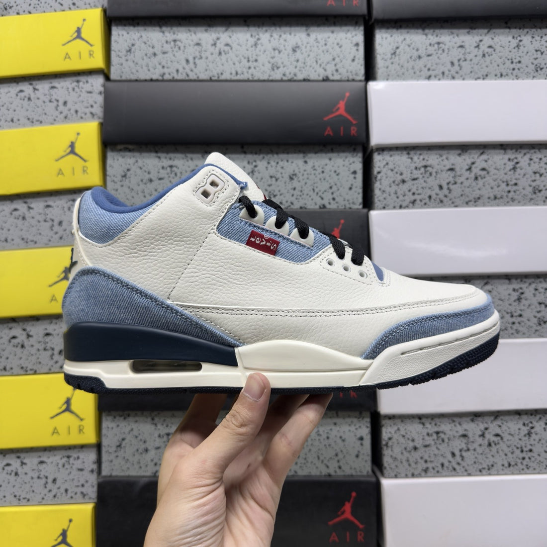 Air Jordan 3 Levi's White Denim