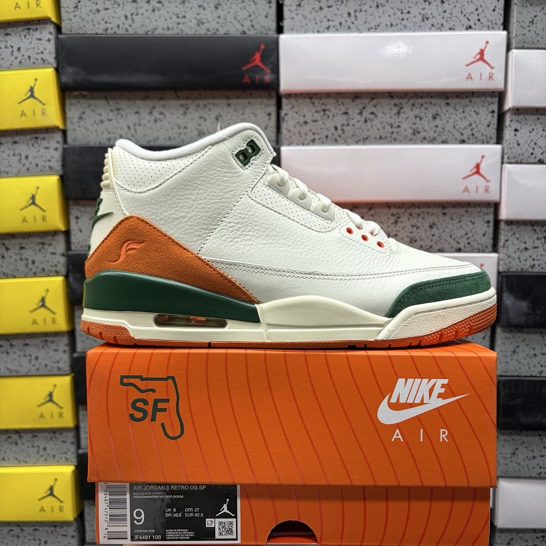 Air Jordan 3 Miami Hurricanes