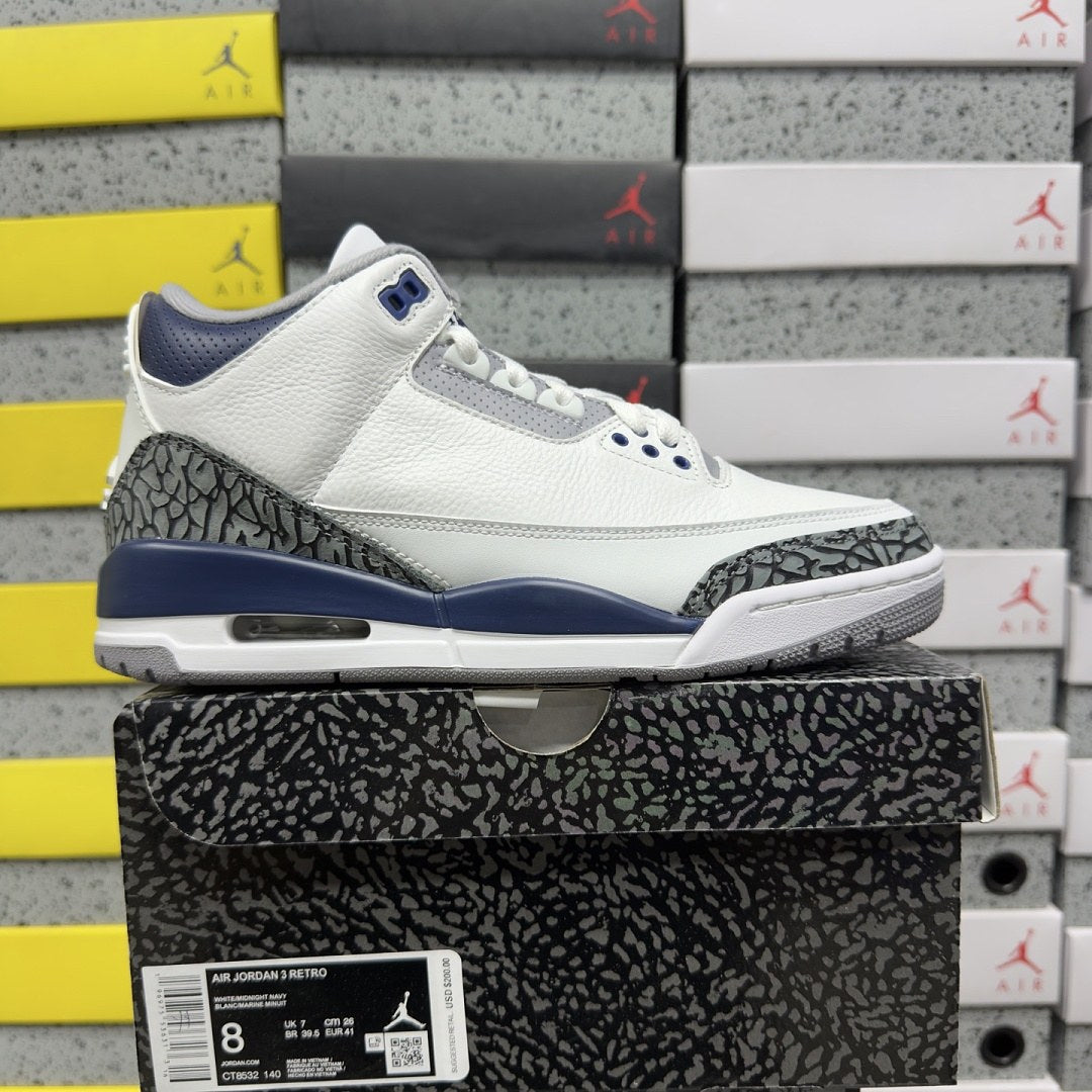 Air Jordan 3 Midnight Navy Cement