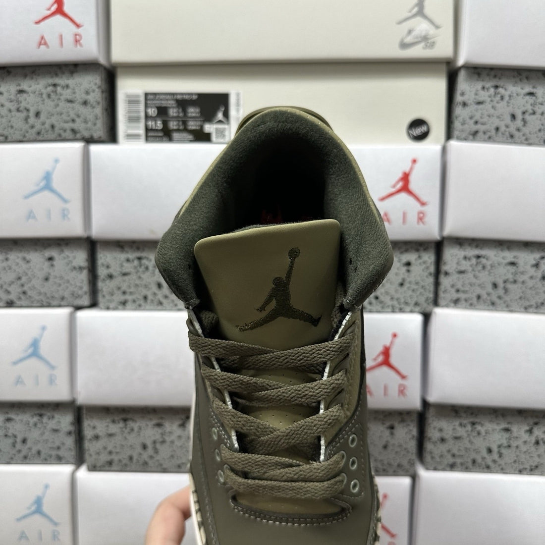 Air Jordan 3 Olive Cement