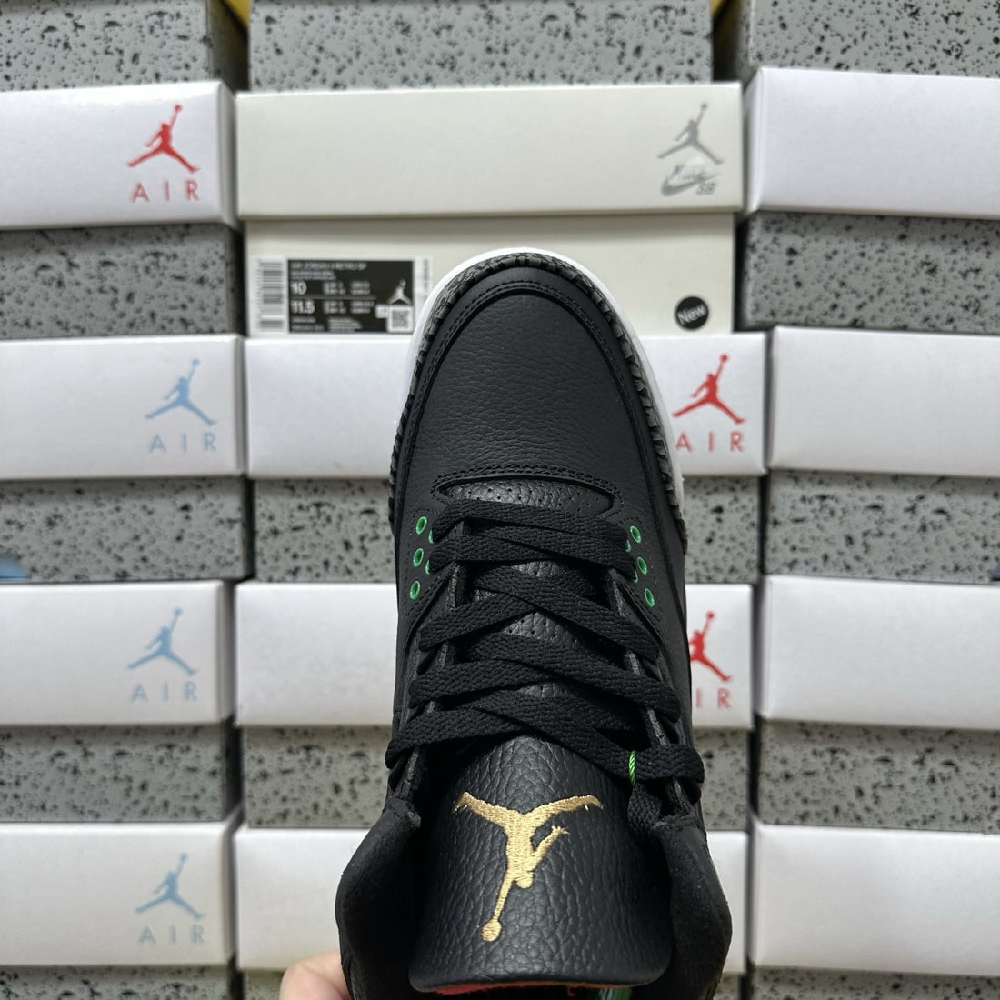 Air Jordan 3 Pine Green Black Cement