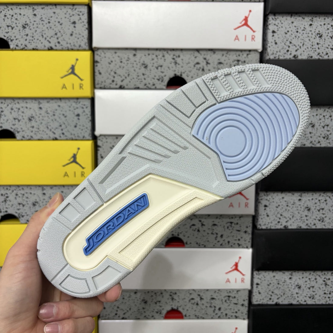 Air Jordan 3 Pure White Blue