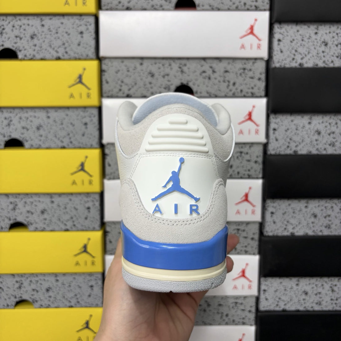 Air Jordan 3 Pure White Blue