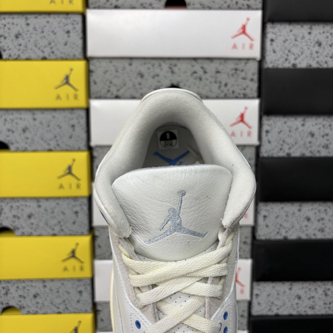 Air Jordan 3 Pure White Blue