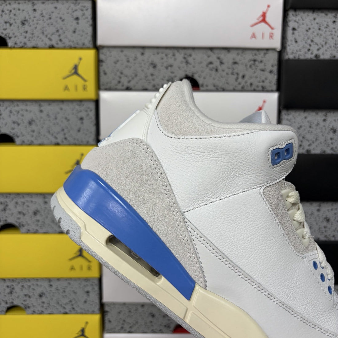 Air Jordan 3 Pure White Blue
