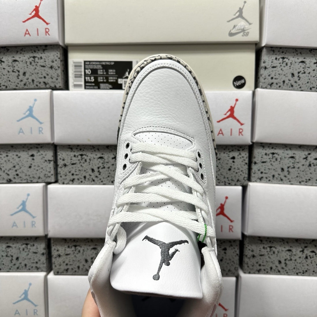Air Jordan 3 Sail Cement Grey