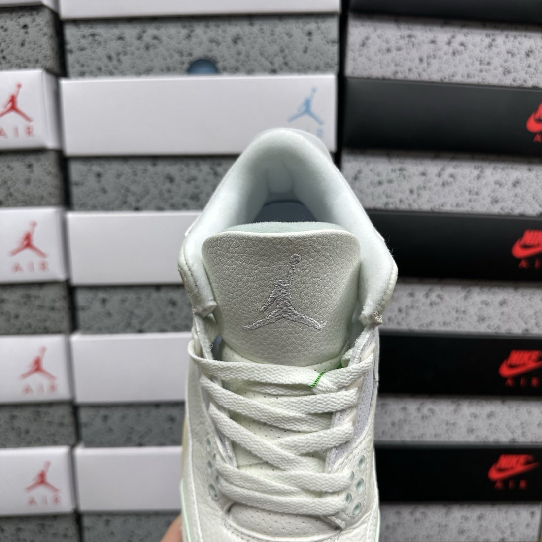 Air Jordan 3 Sail Mint Blue