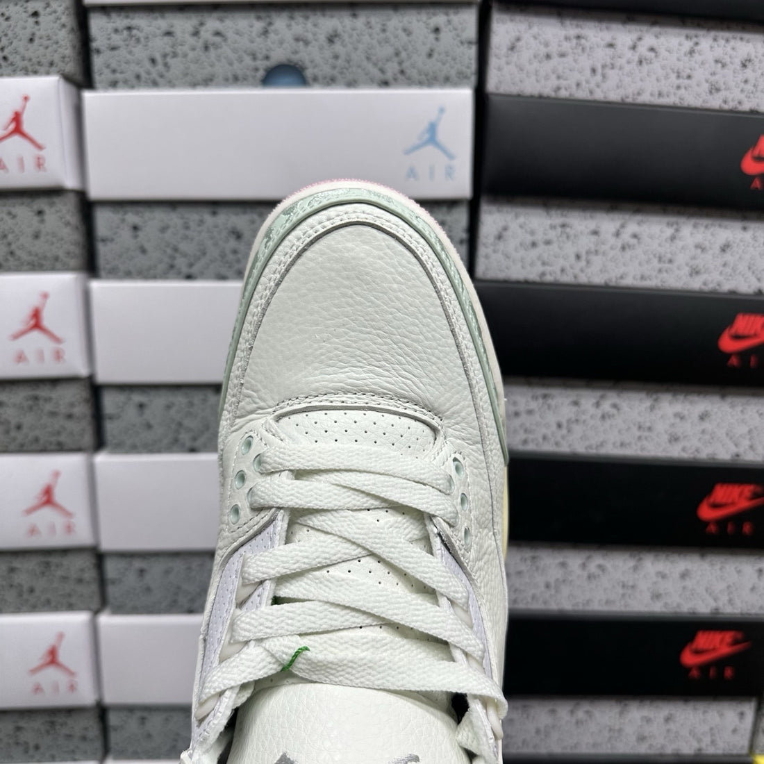 Air Jordan 3 Sail Mint Blue