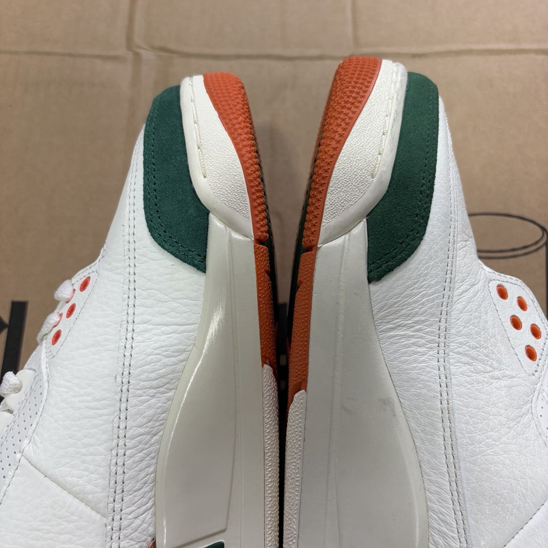 Air Jordan 3 Sail Pine Orange