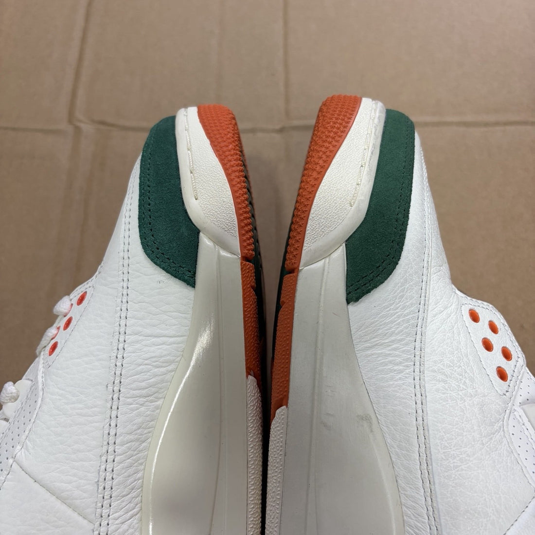 Air Jordan 3 Sail Pine Orange