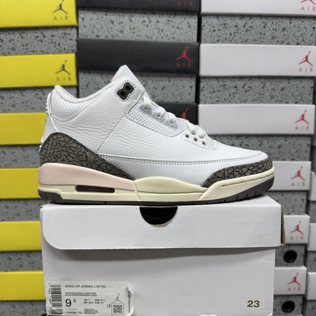 Air Jordan 3 Sail Pink Cement