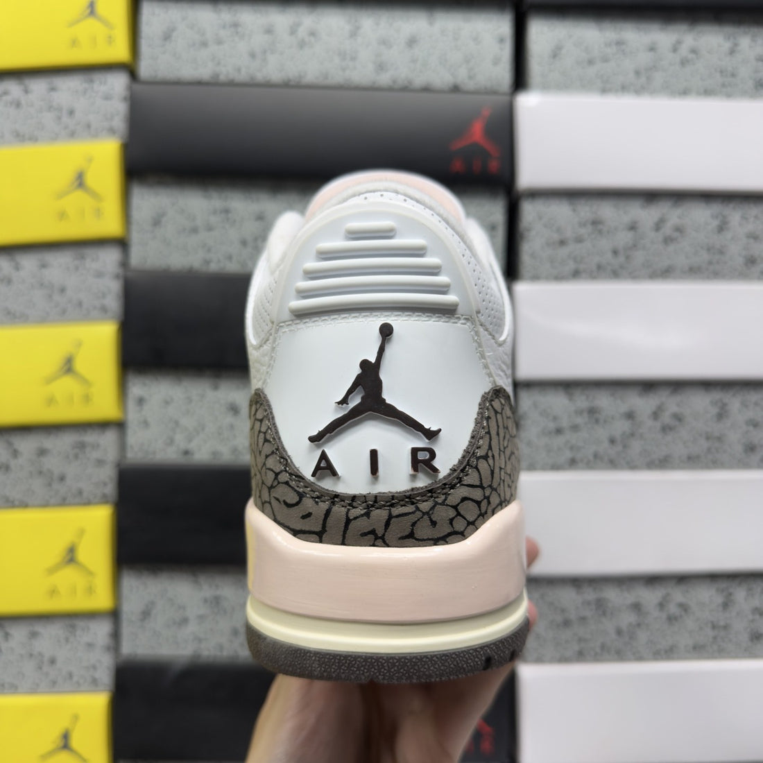 Air Jordan 3 Sail Pink Cement