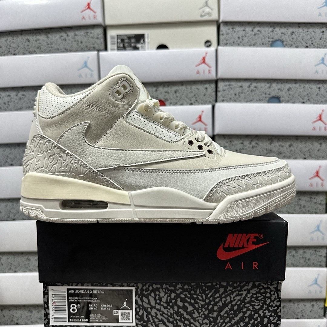 Air Jordan 3 Sail Suede Cream