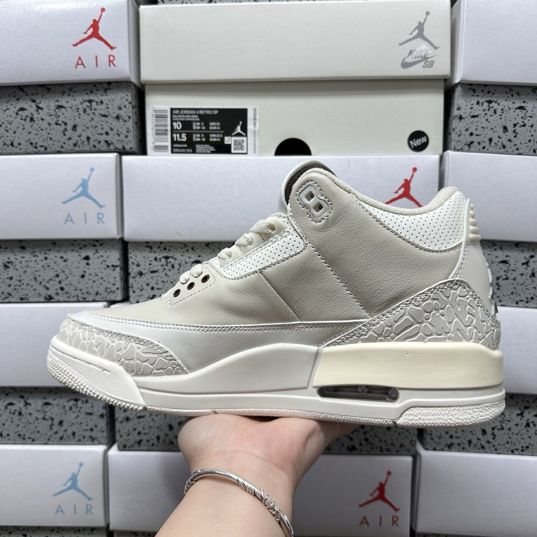 Air Jordan 3 Sail Suede Cream