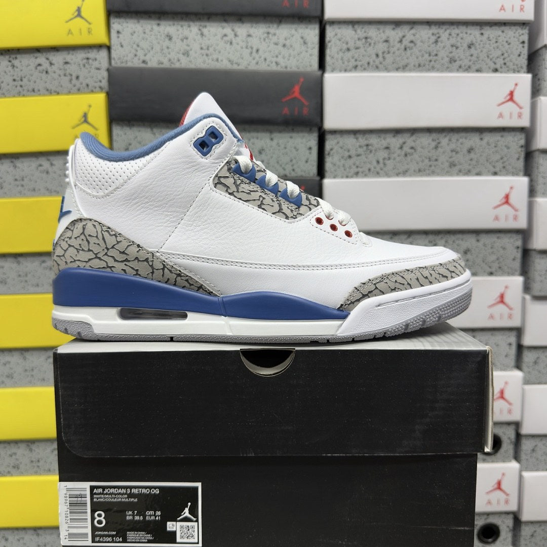 Air Jordan 3 Sail True Blue