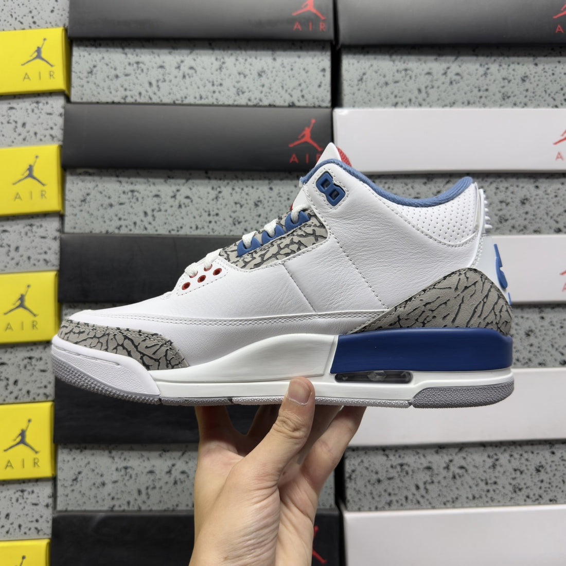 Air Jordan 3 Sail True Blue