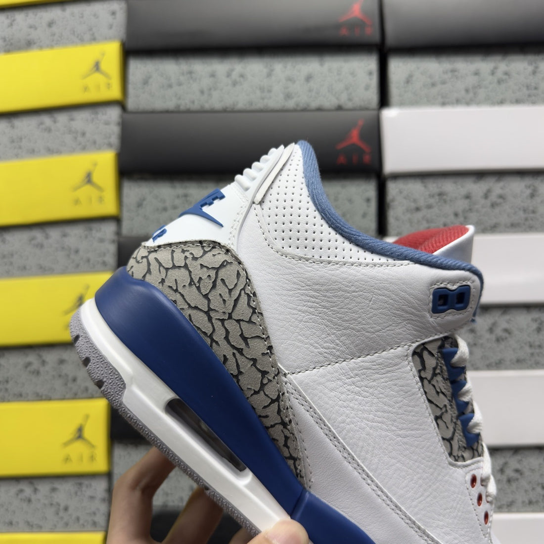 Air Jordan 3 Sail True Blue