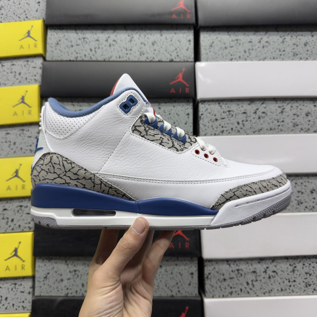 Air Jordan 3 Sail True Blue