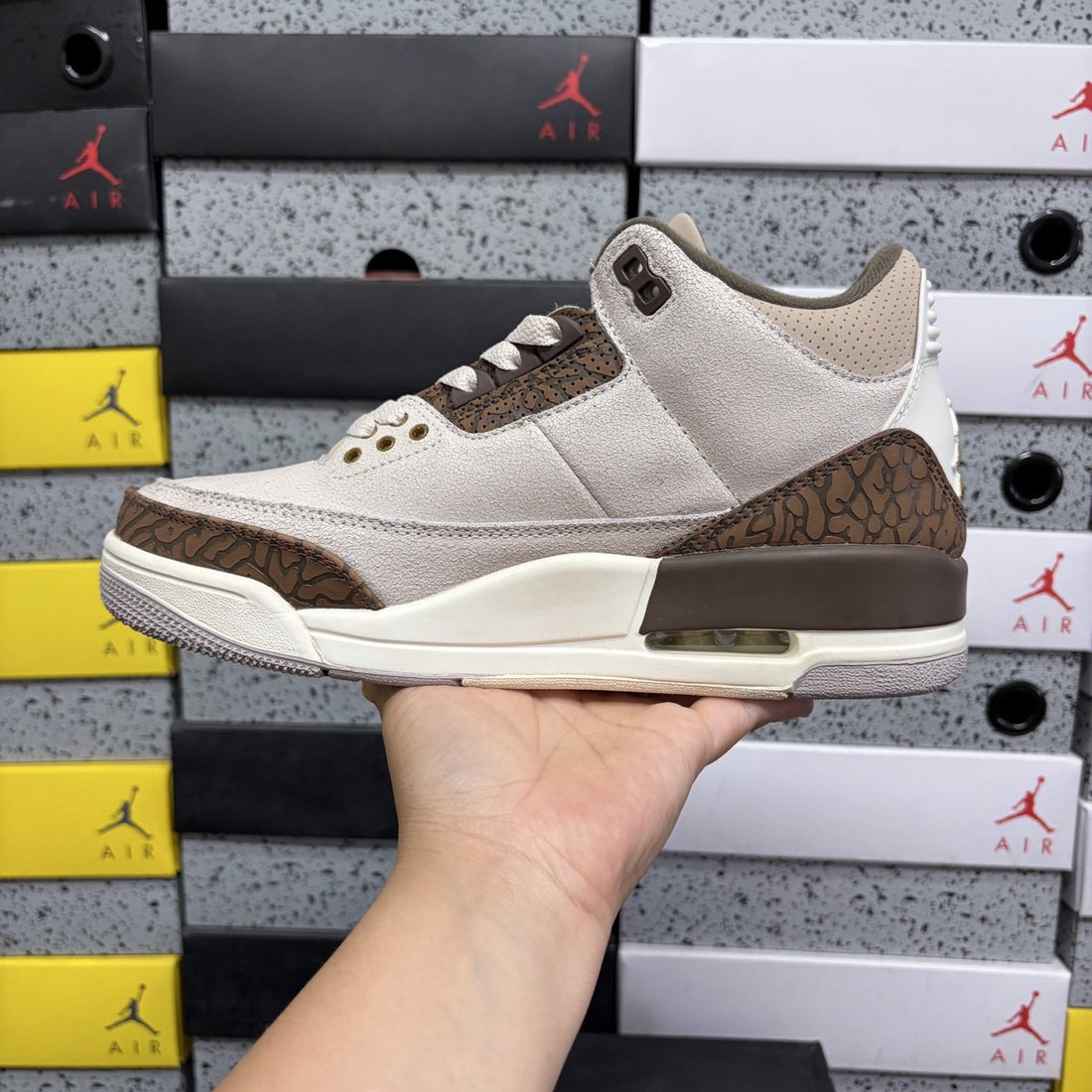 Air Jordan 3 Tan Mocha Cement