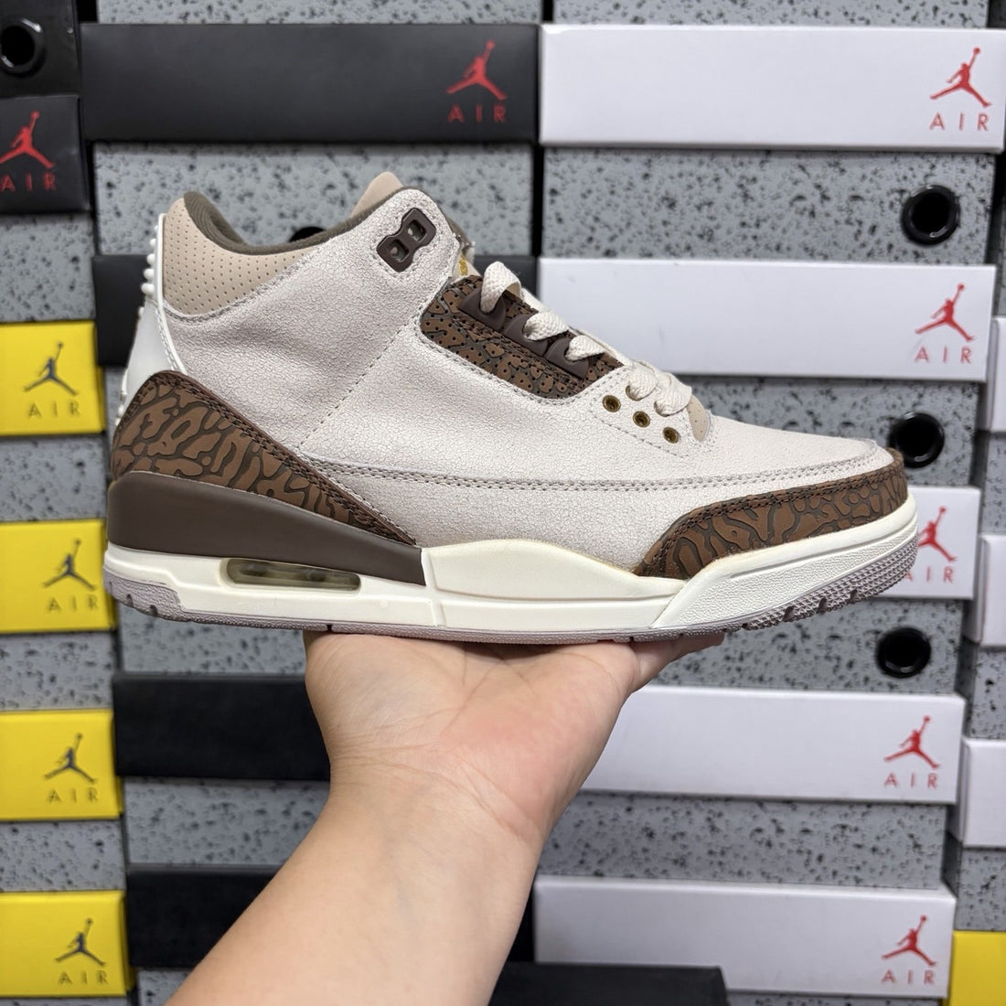 Air Jordan 3 Tan Mocha Cement