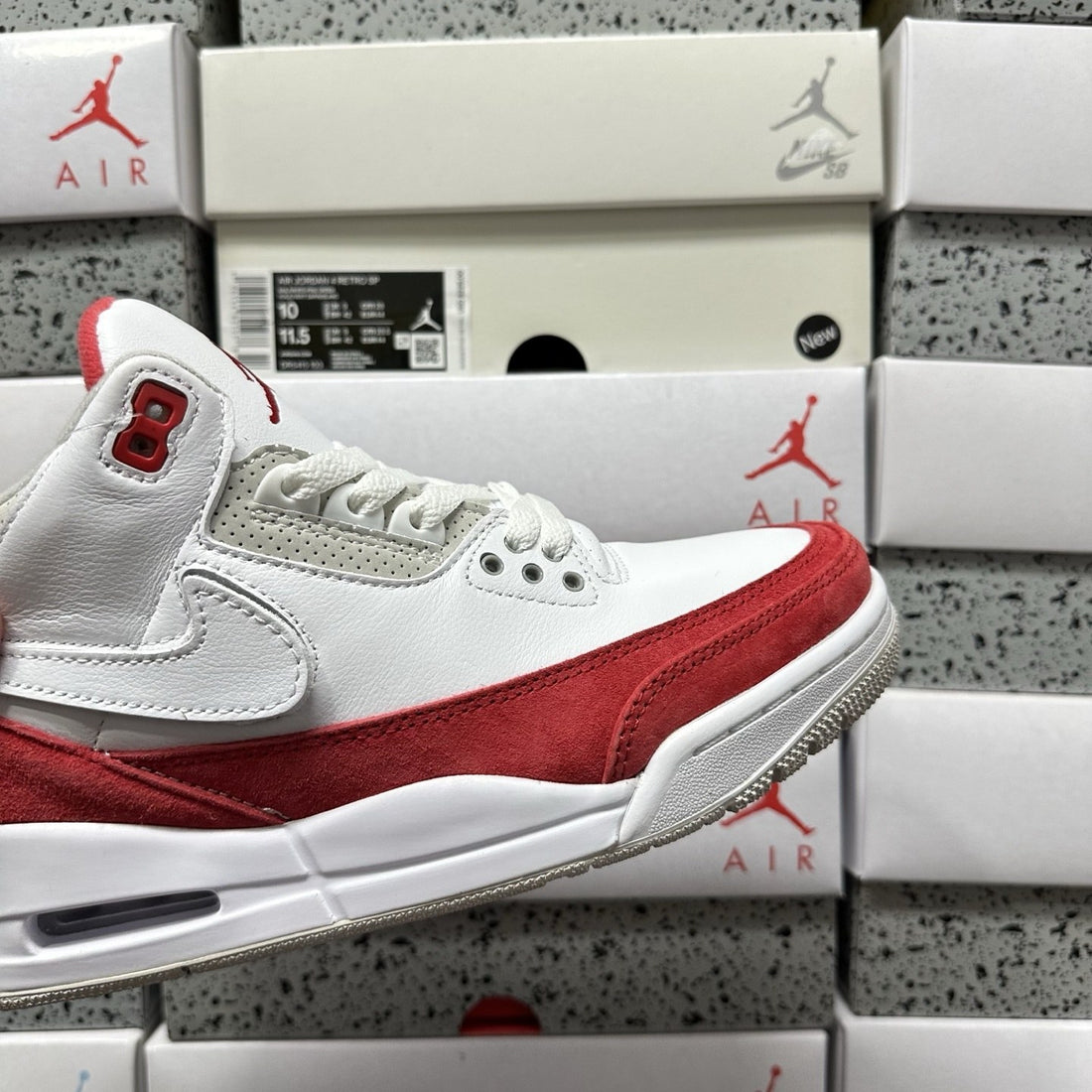 Air Jordan 3 Tinker Red Suede