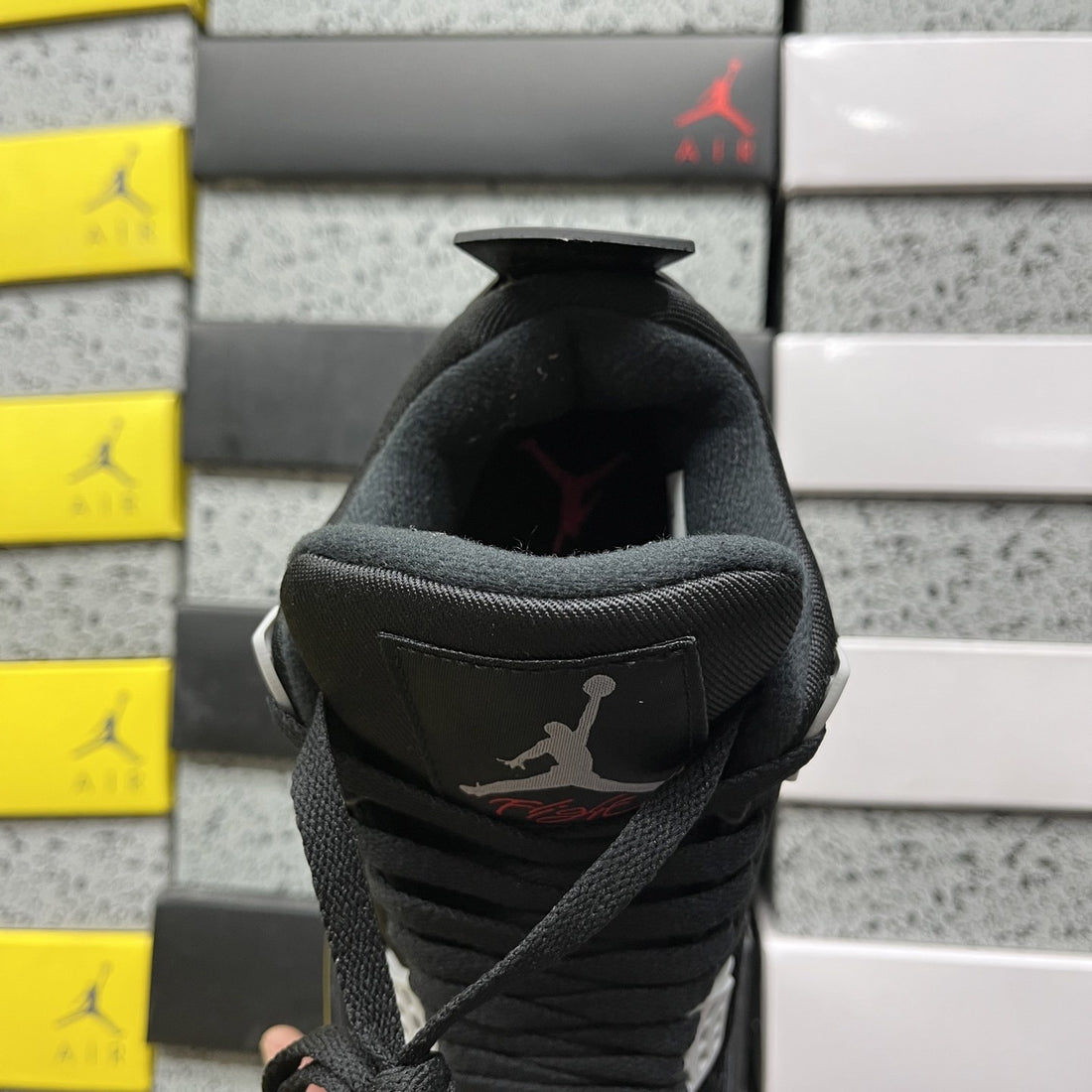 Air Jordan 4 Black Canvas