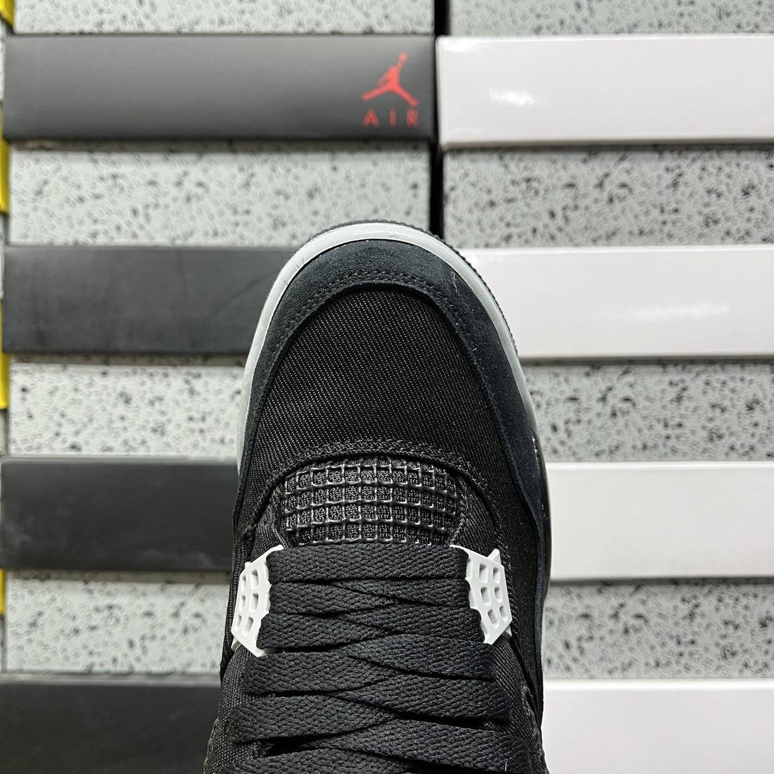 Air Jordan 4 Black Canvas