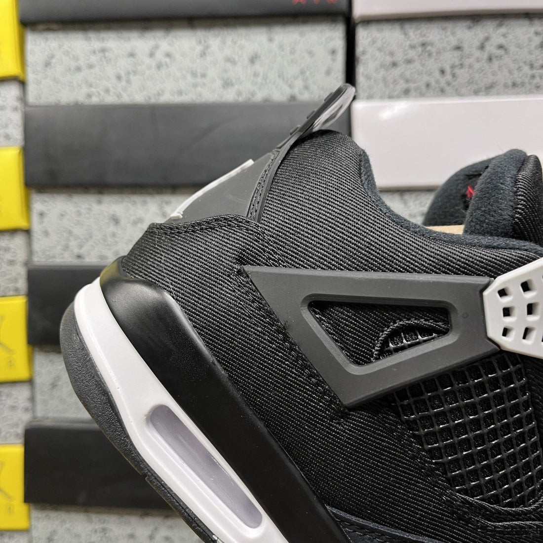Air Jordan 4 Black Canvas