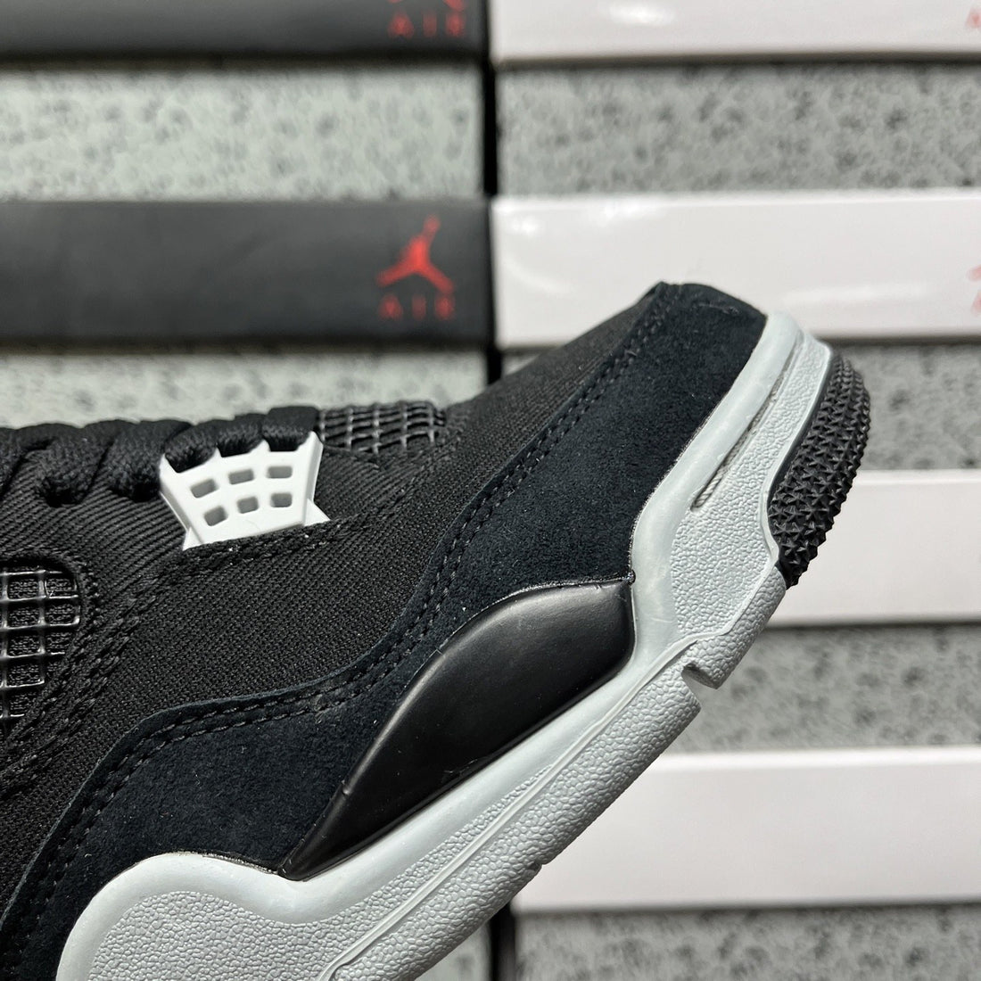 Air Jordan 4 Black Canvas