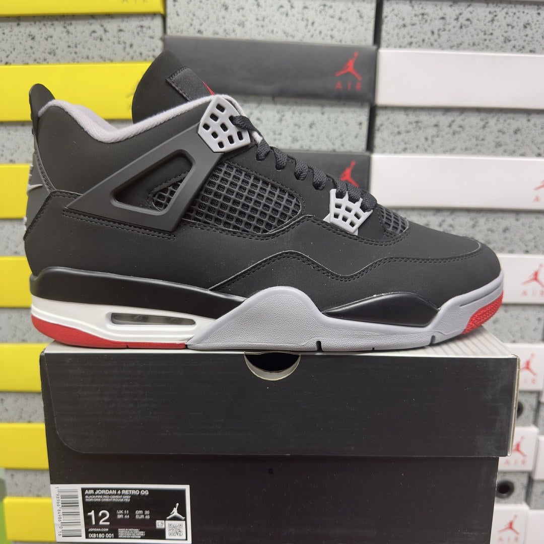 Air Jordan 4 Black Fire Red