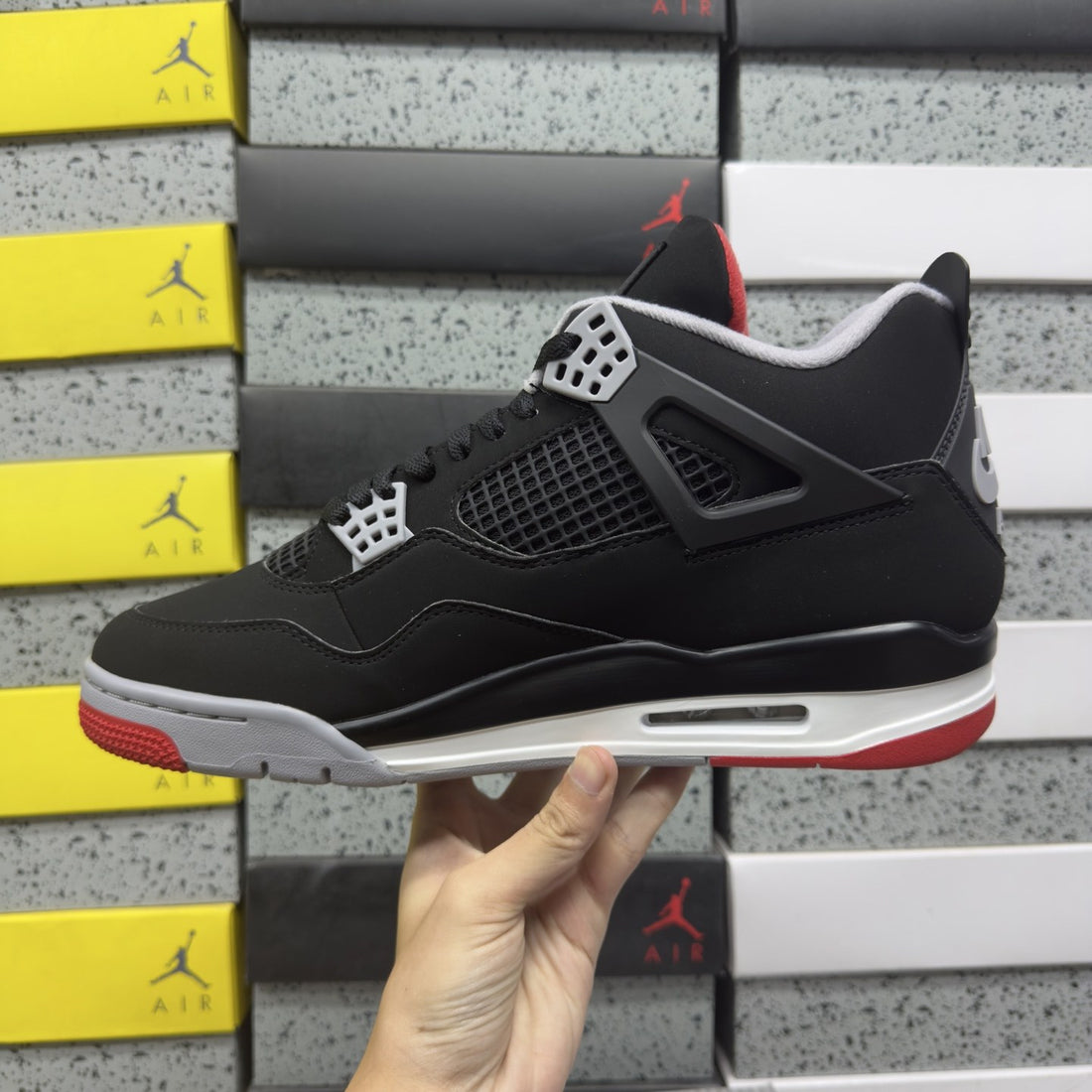 Air Jordan 4 Black Fire Red