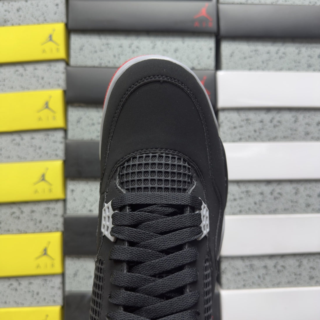 Air Jordan 4 Black Fire Red