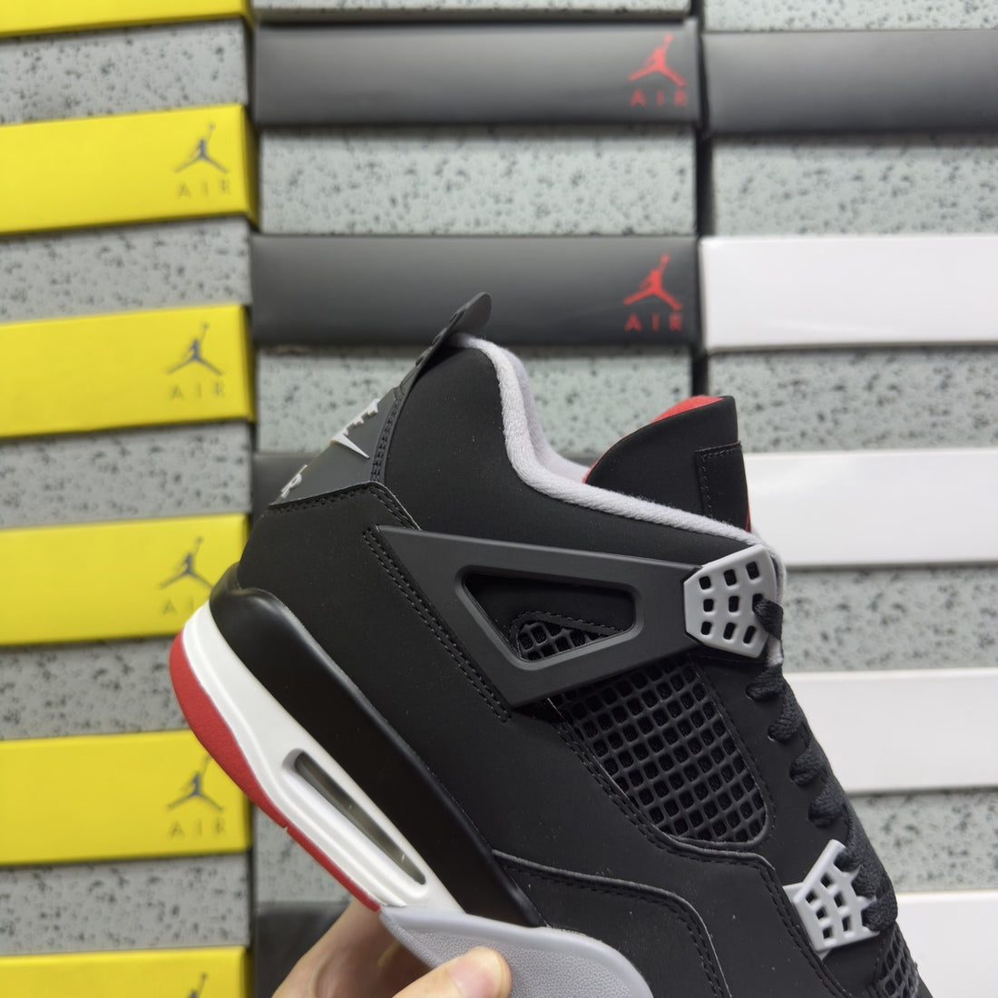 Air Jordan 4 Black Fire Red