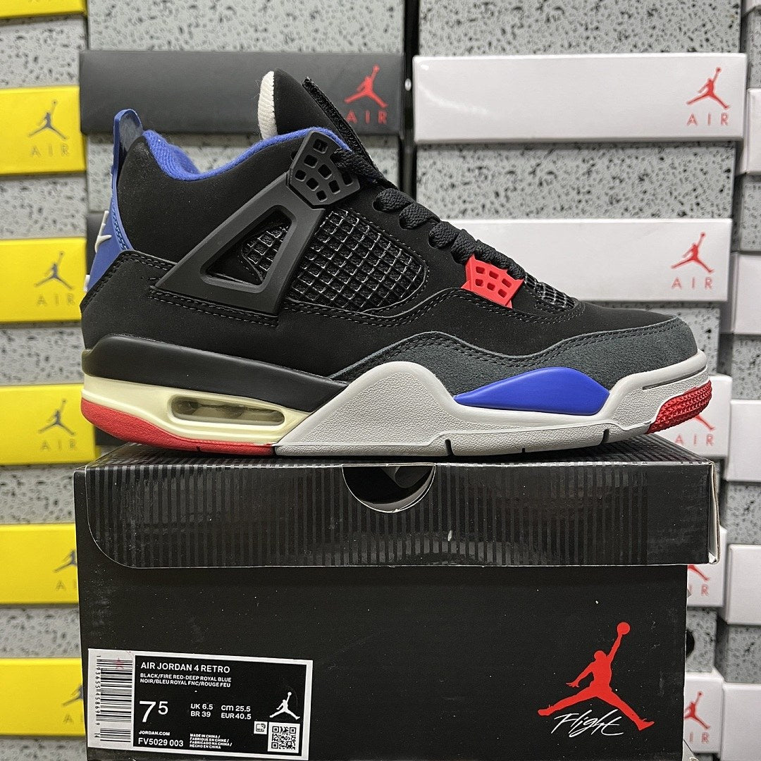 Air Jordan 4 Black Game Royal