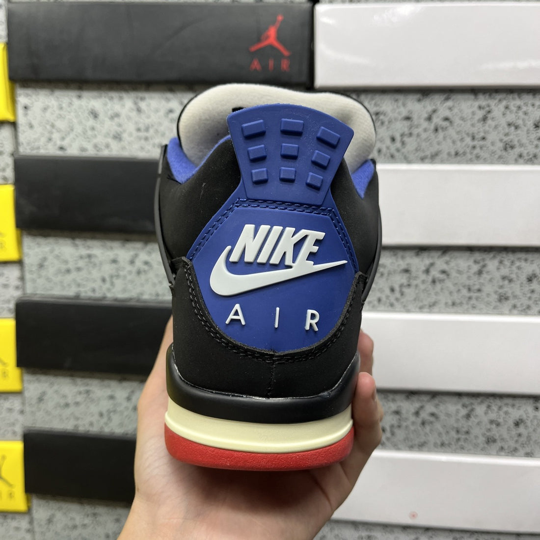 Air Jordan 4 Black Game Royal