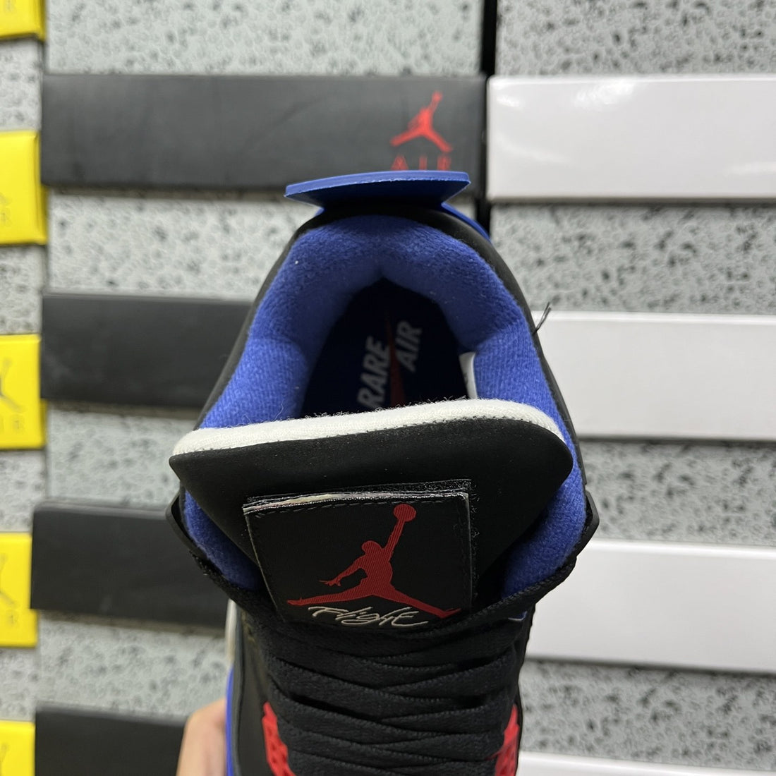 Air Jordan 4 Black Game Royal