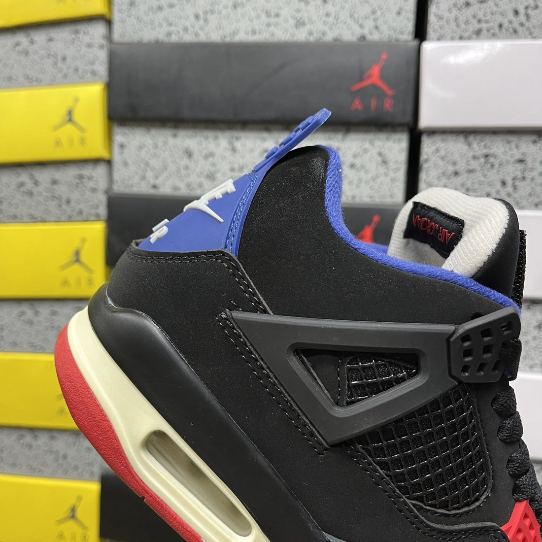 Air Jordan 4 Black Game Royal