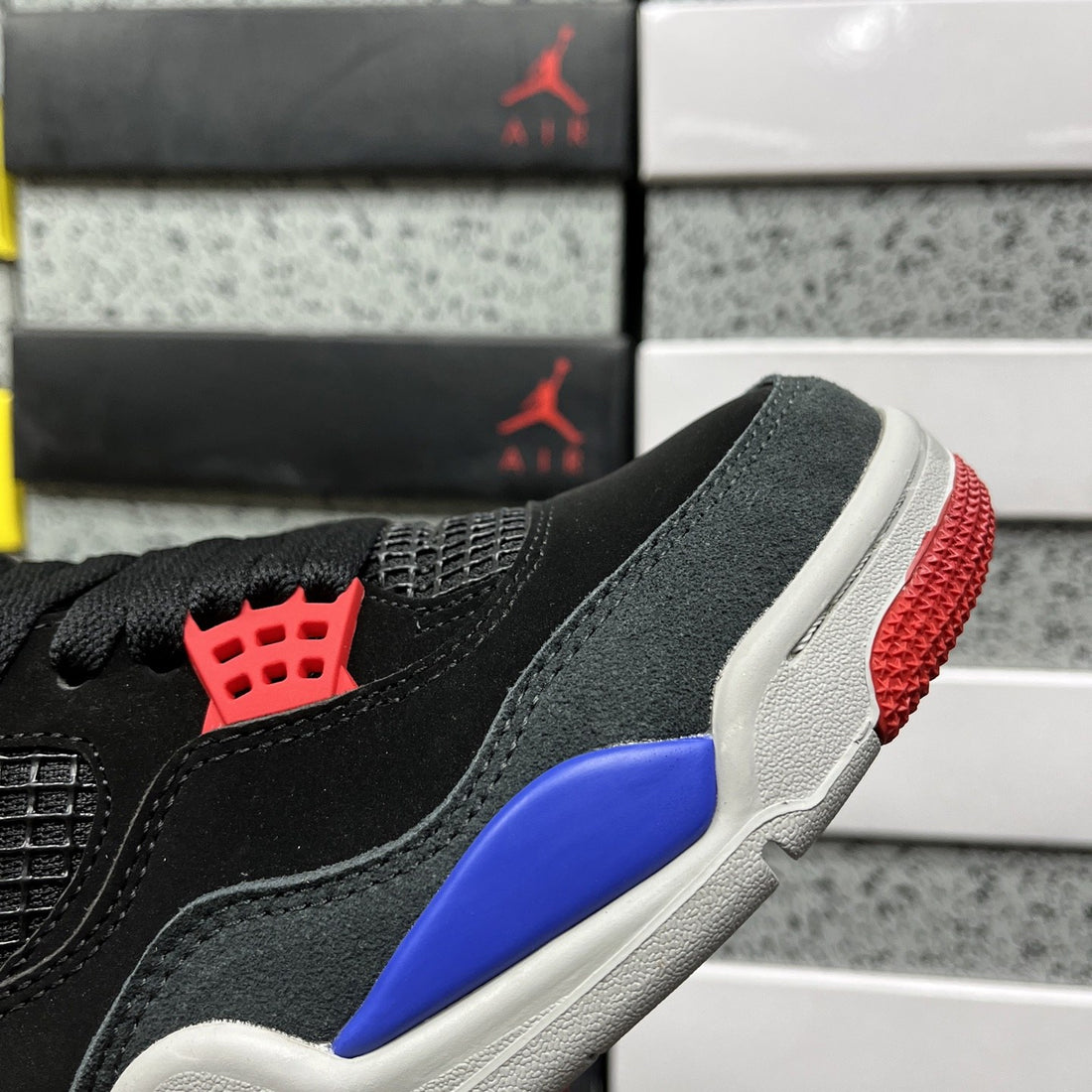 Air Jordan 4 Black Game Royal