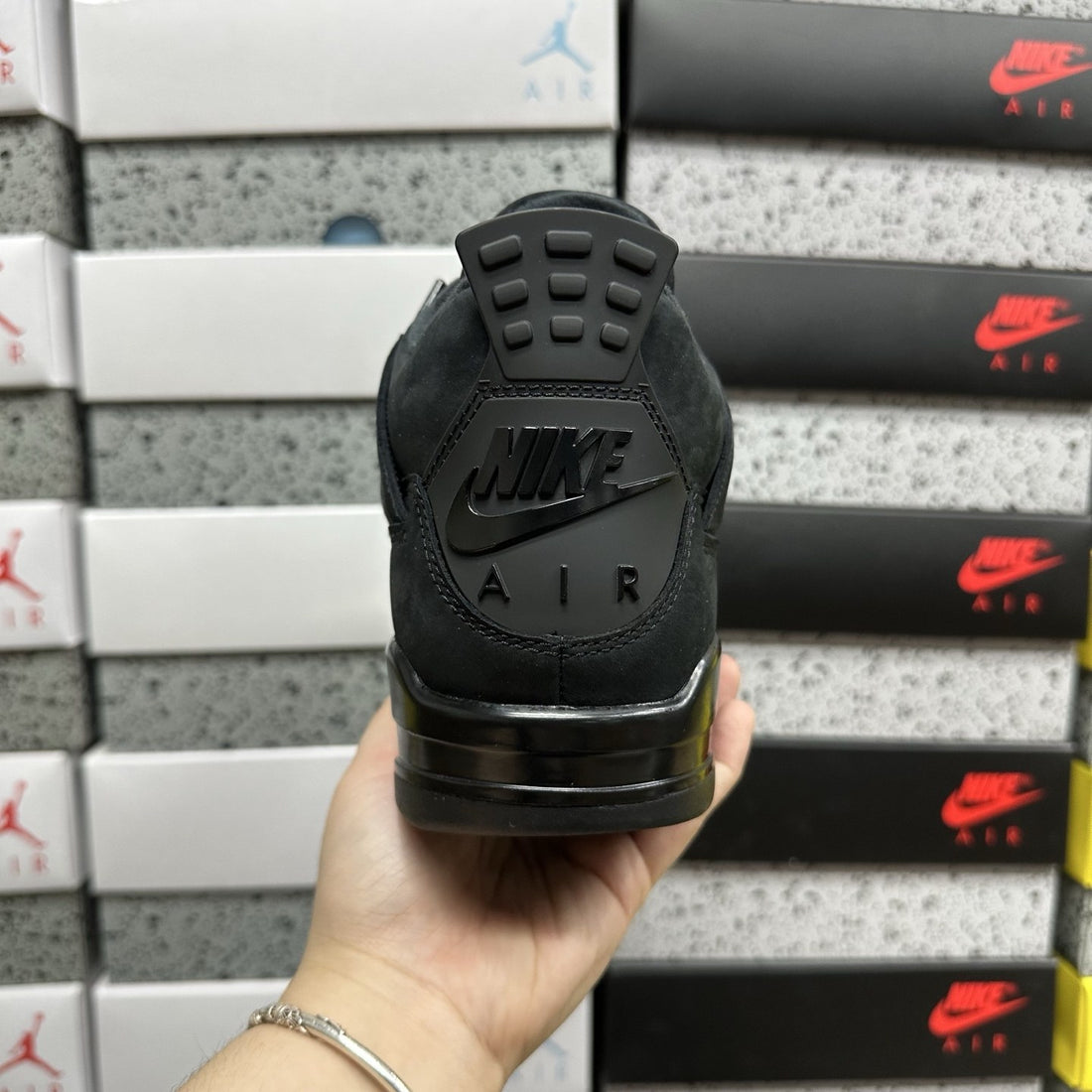 Air Jordan 4 Black Suede