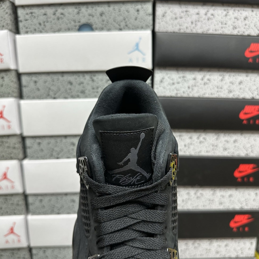 Air Jordan 4 Black Suede