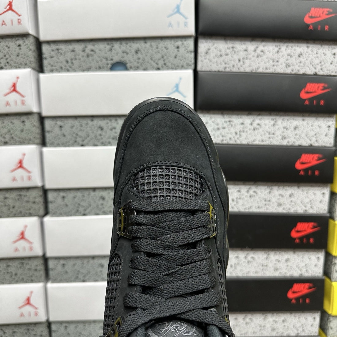Air Jordan 4 Black Suede